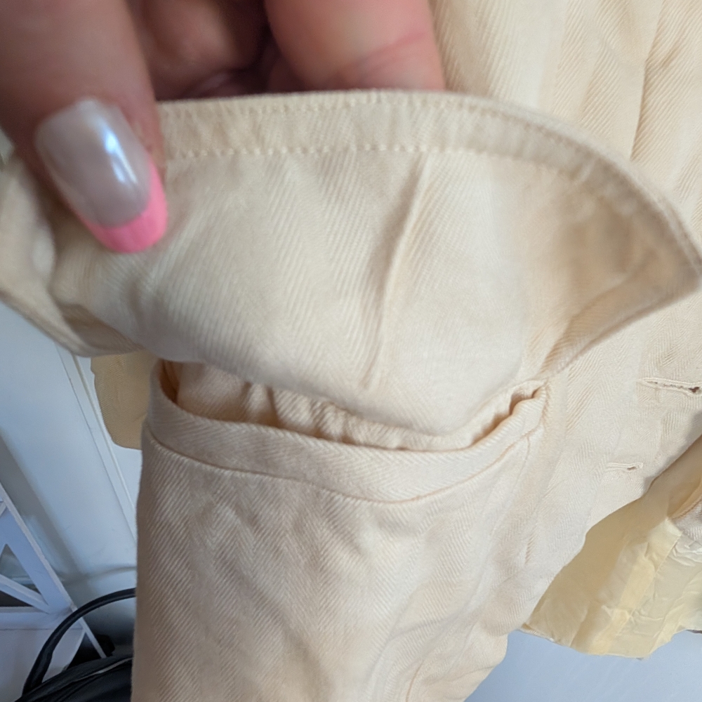 Women's Cream Blazer by WR - Picture 6 of 14